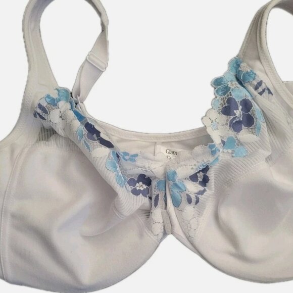 Glamorise  Plus Size Front-Closure Cotton Wonderwire Bra Underwire (used) - Picture 2 of 4